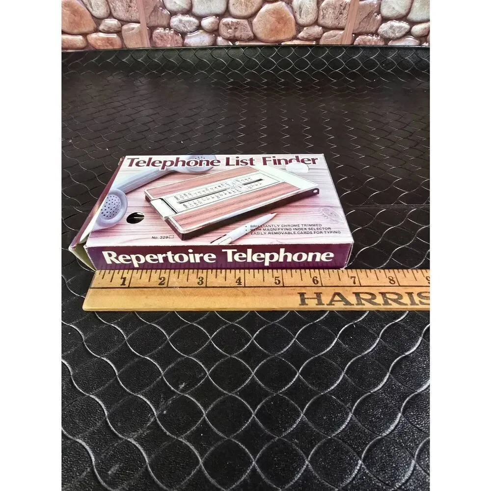 Vintage Telephone List Finder-New #B14